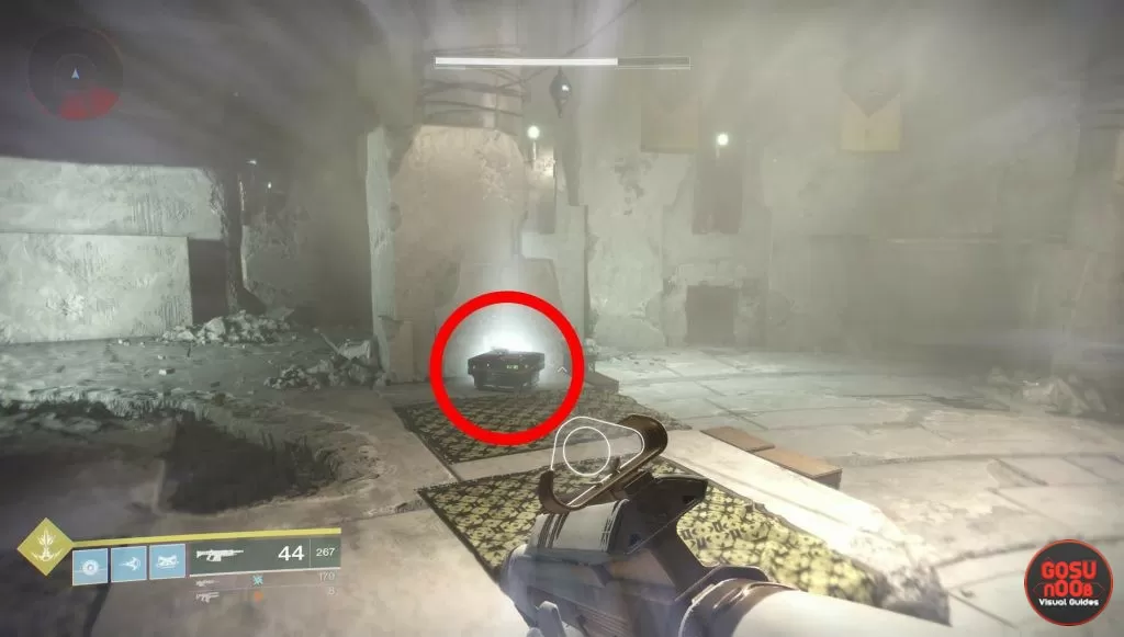 lost sector mercury chest location curse of osiris