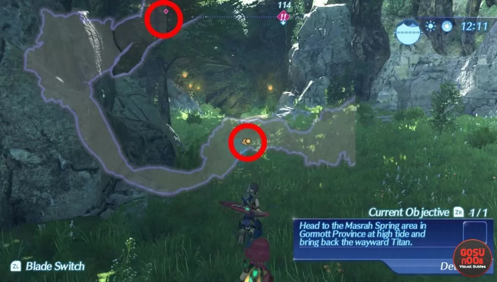 where to find titan umon ship quest xenoblade chronicles 2