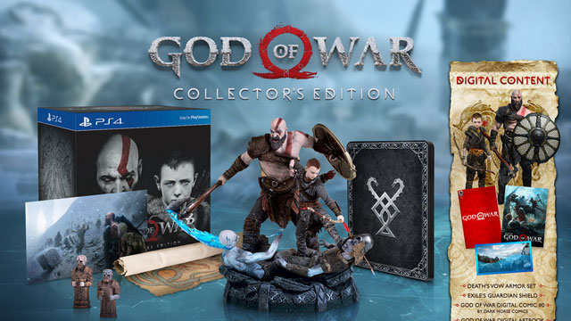 God of War Collector's, Stone Mason, Digital Deluxe & Preorder Bonuses