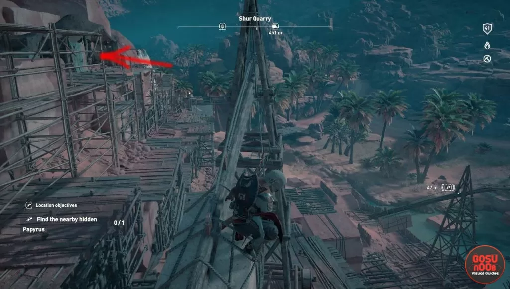 ac origins lost cause papyrus location