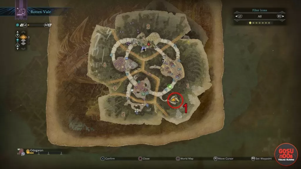 mhw rotten vale camp locations