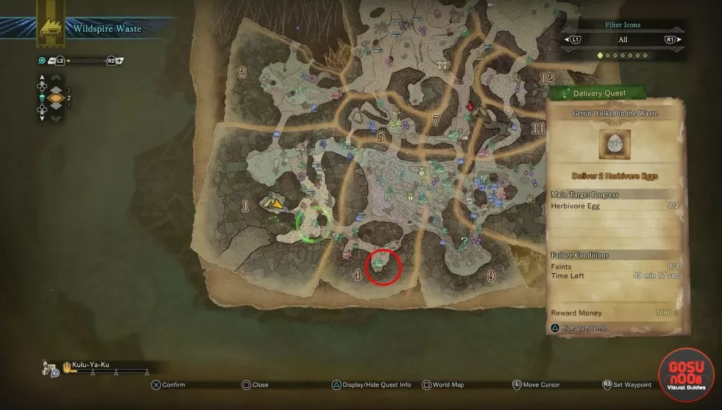 mhw where to find herbivore eggs