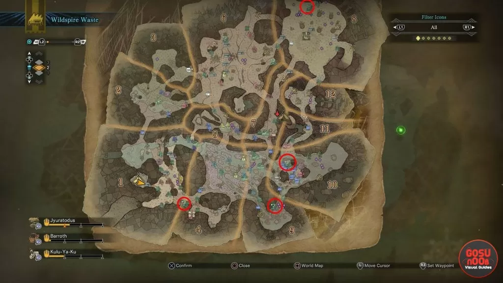 monster hunter world bauble cactus locations