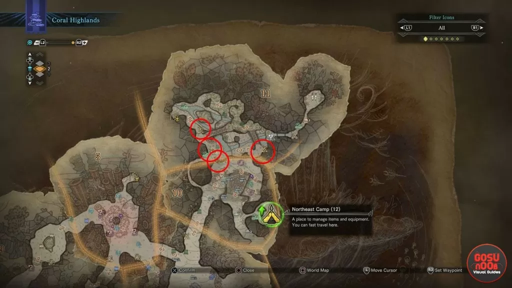 monster hunter world coral crystal locations