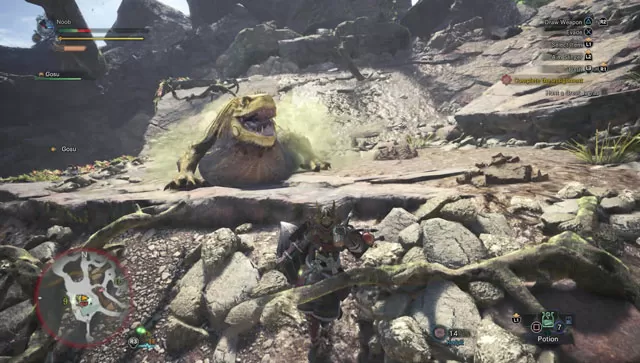 monster hunter world investigate unknown monster tracks