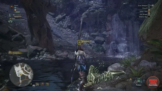 monster hunter world quality bone locations