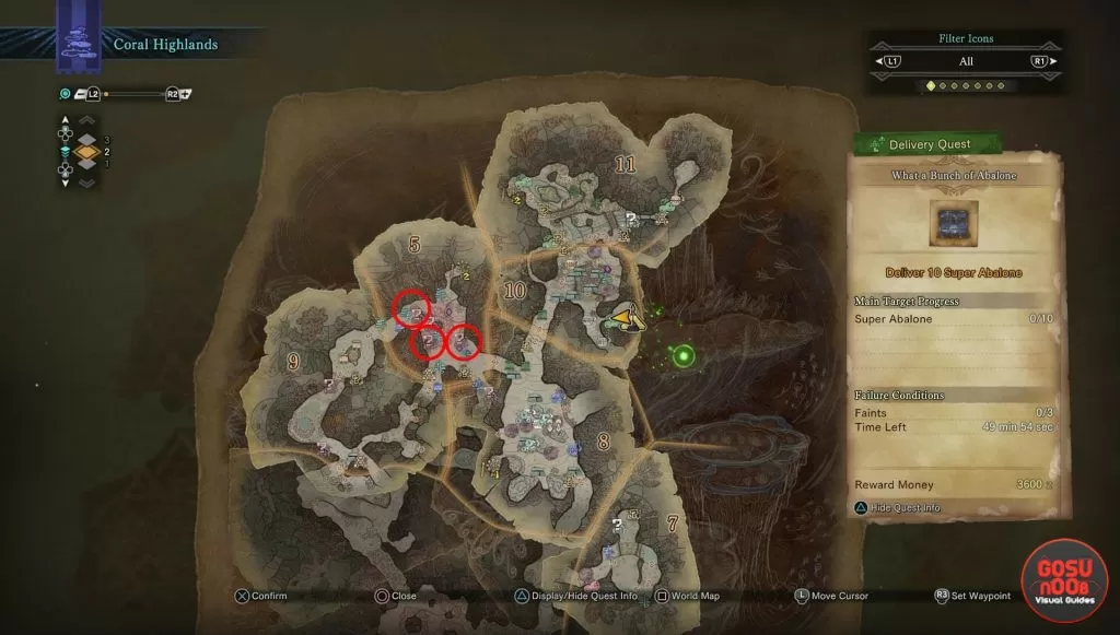 monster hunter world super abalone locations