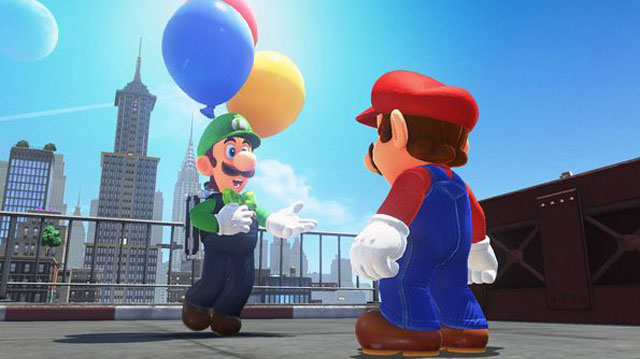 Super Mario Odyssey Free DLC Adds Luigi's Balloon World Minigame