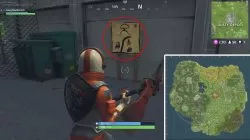 fortnite br dusty depot treasure map