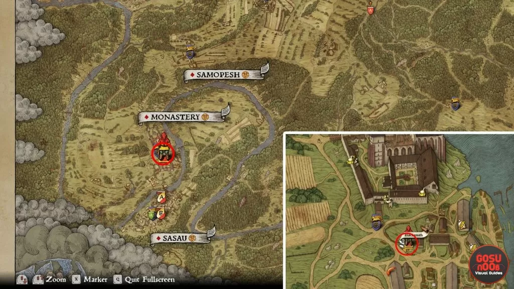 kingdom come deliverance queen of sheba sword piece locations