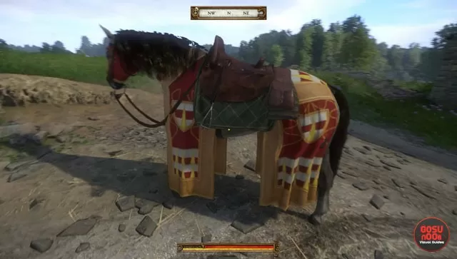 kingdom come deliverance saddle spurs bridle caparison horseshoe