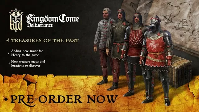 kingdom come deliverance treasures of the past maps preorder bonus