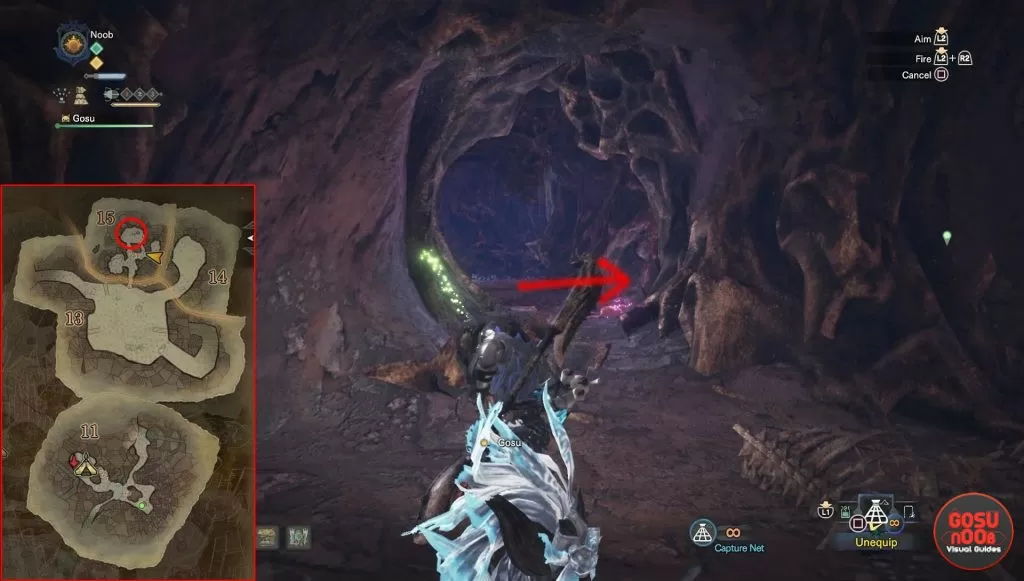 mhw shieldspire palico gadget location