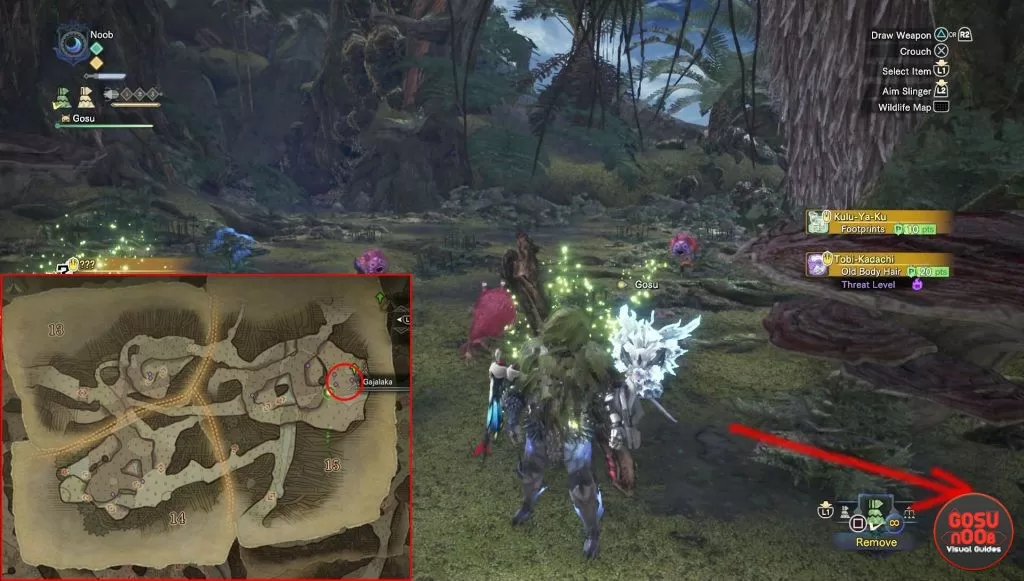 mhw where to find gajalaka tracks