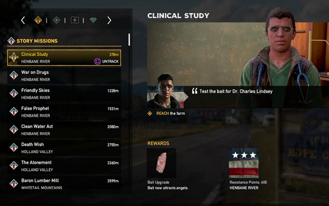 Far Cry 5 Grizzly Bear Locations Clinical Study Mission