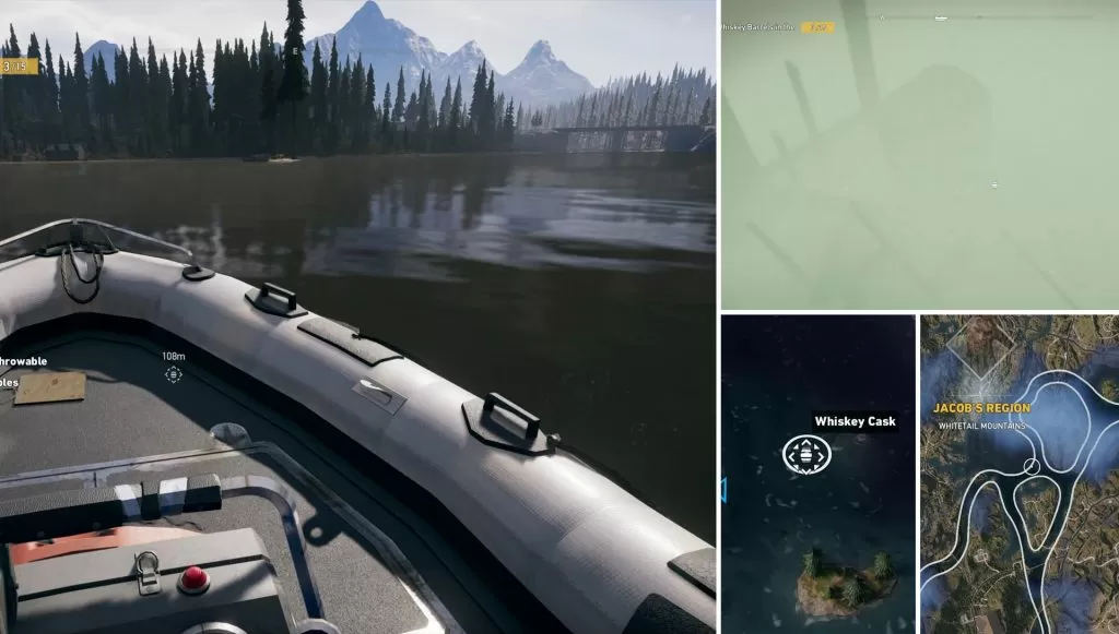 Far Cry 5 Whiskey Cask Locations Underwater