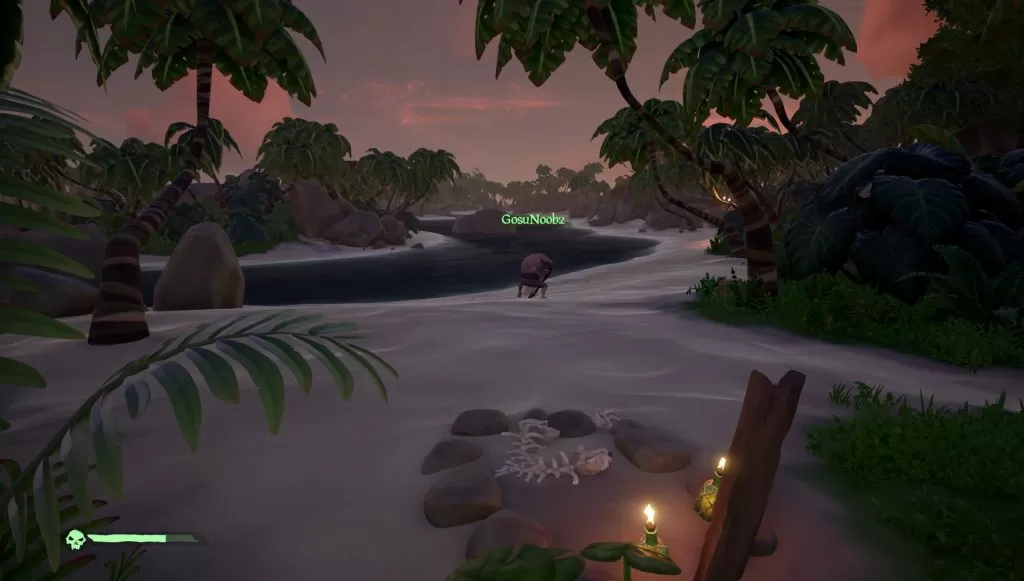 Fisherman's Grave Location Sea of Thieves Shark Bait Cove Island