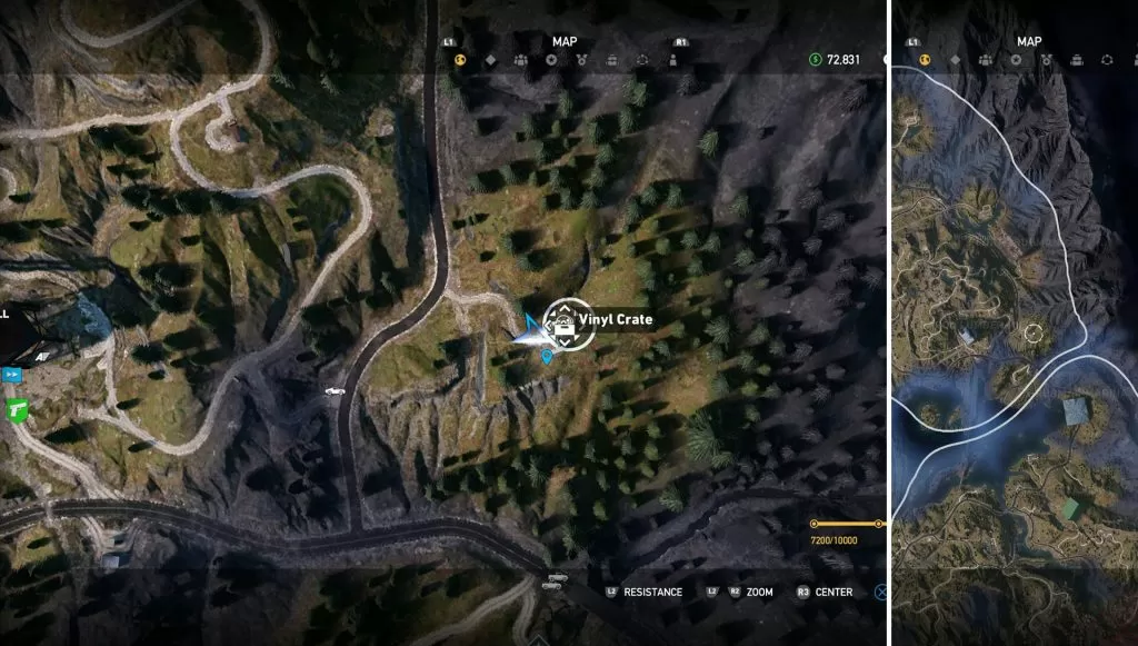 Jacobs Region Location of Vinyl Crate in Far Cry 5