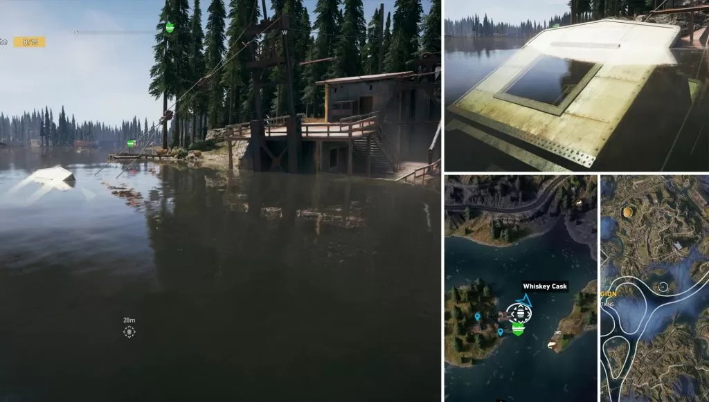 Locations of Whiskey Barrels in Far Cry 5