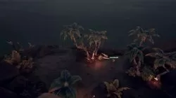 Monstrous Fangs Beneath the South East Palms Sea of Thieves