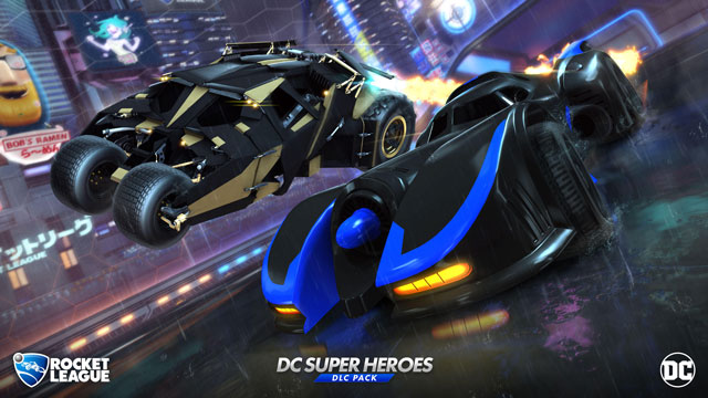 Rocket League DC Super Heroes DLC Includes Two Different Batmobiles