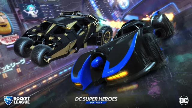 Rocket League DC Super Heroes DLC Includes Two Different Batmobiles