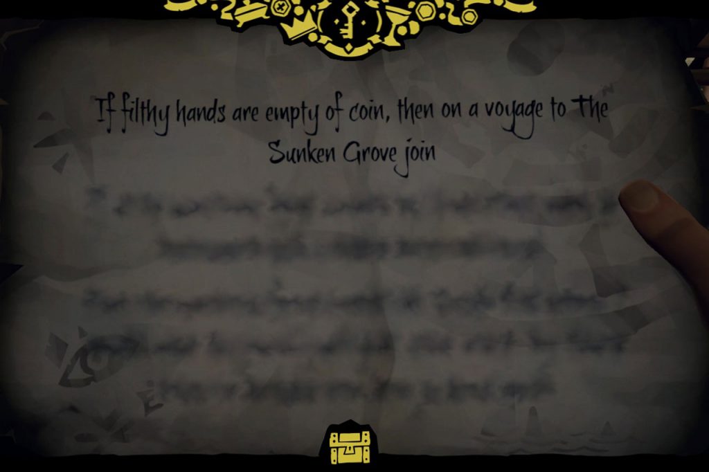 Sunken Grove Riddle Solution and Location Sea of Thieves