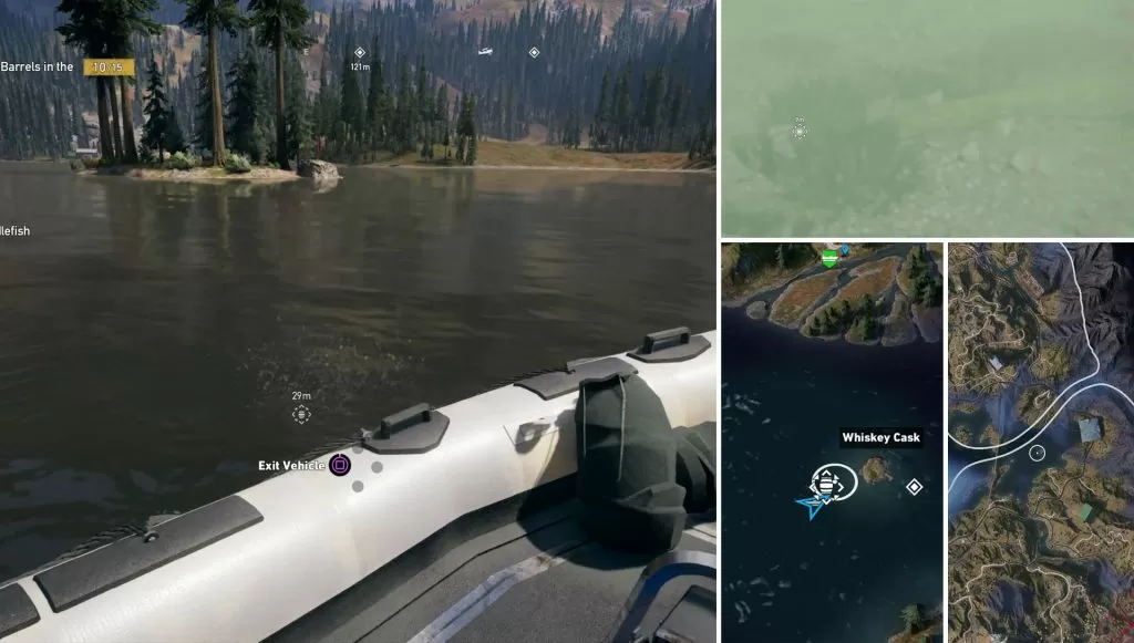 Underwater Whiskey Barrel Location Far Cry 5