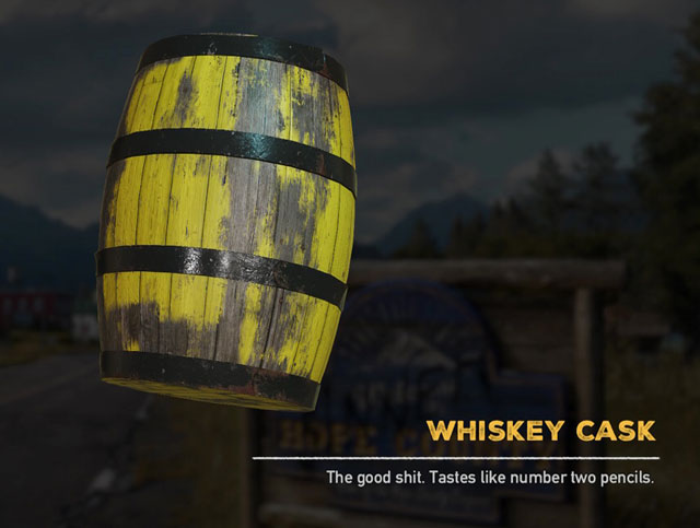 Whiskey Barrel Cask Far Cry 5