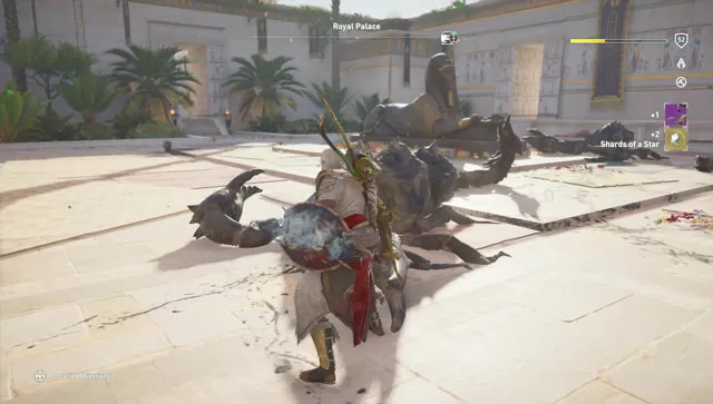 ac origins shards of a star farming