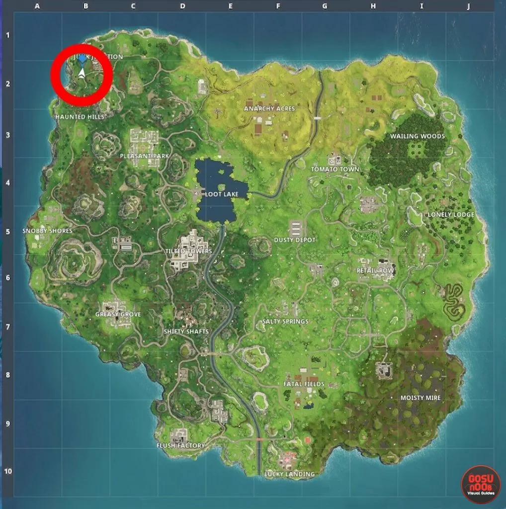 anarchy acres treasure location weekly challenge fortnite br