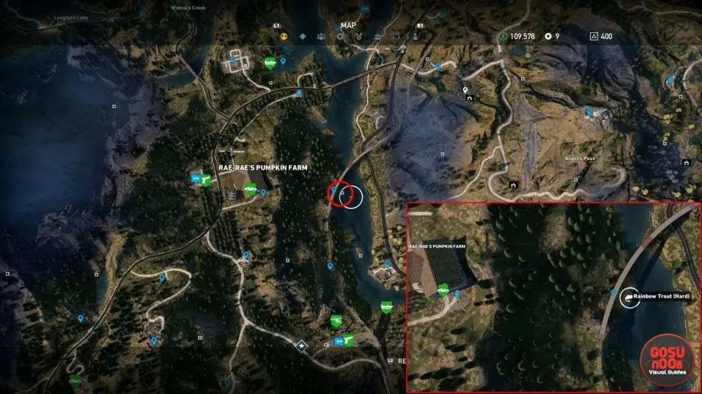 far cry 5 rainbow trout hard location