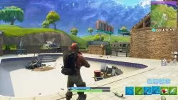 fortnite br dancing sign motel pool