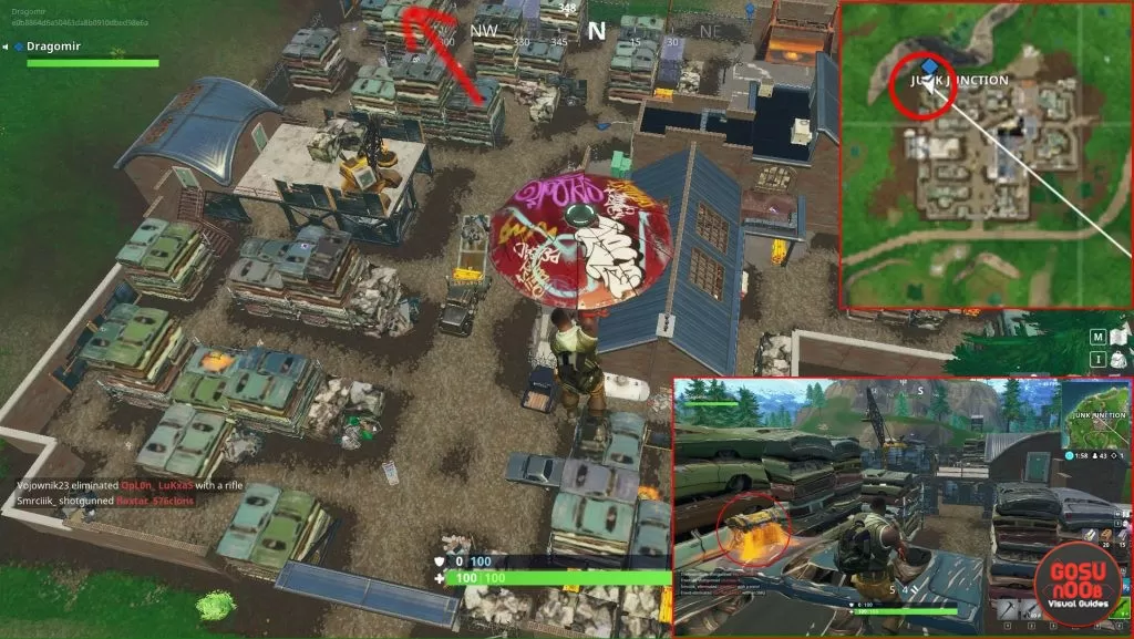 fortnite br junk junction chest metal pile