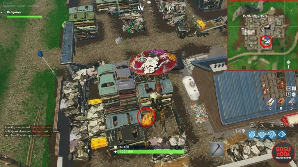 fortnite br junk junction chests hidden area