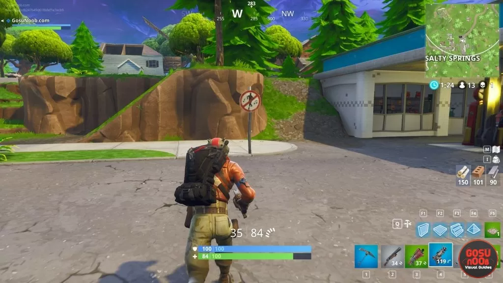 fortnite br salty springs dance location