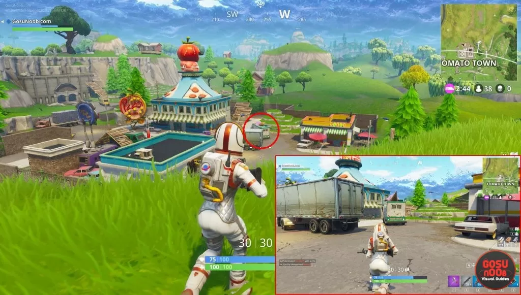 fortnite br tomato town ice cream truck