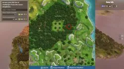 fortnite br wailing woods chest camping spot