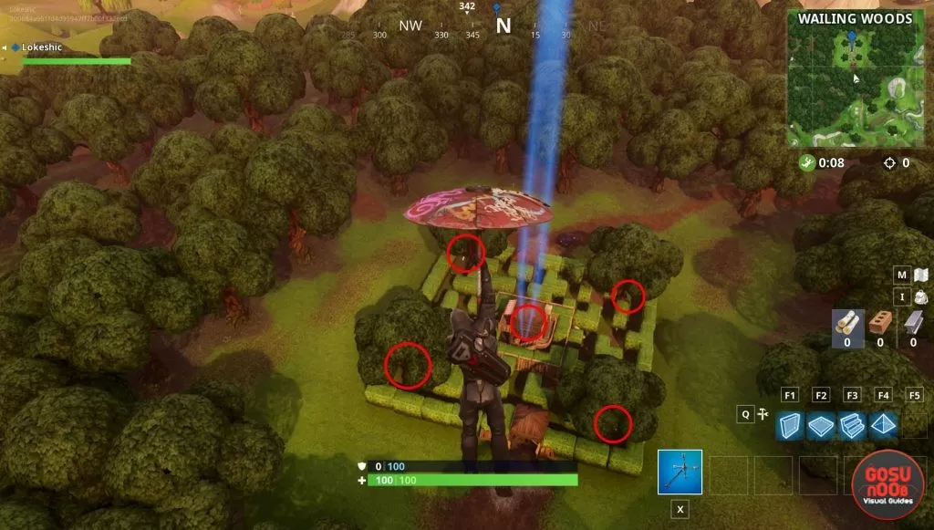 fortnite br wailing woods maze chests