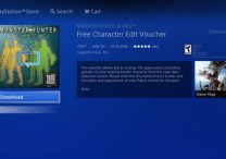monster hunter world free character edit voucher