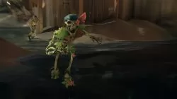 sea of thieves green skeleton