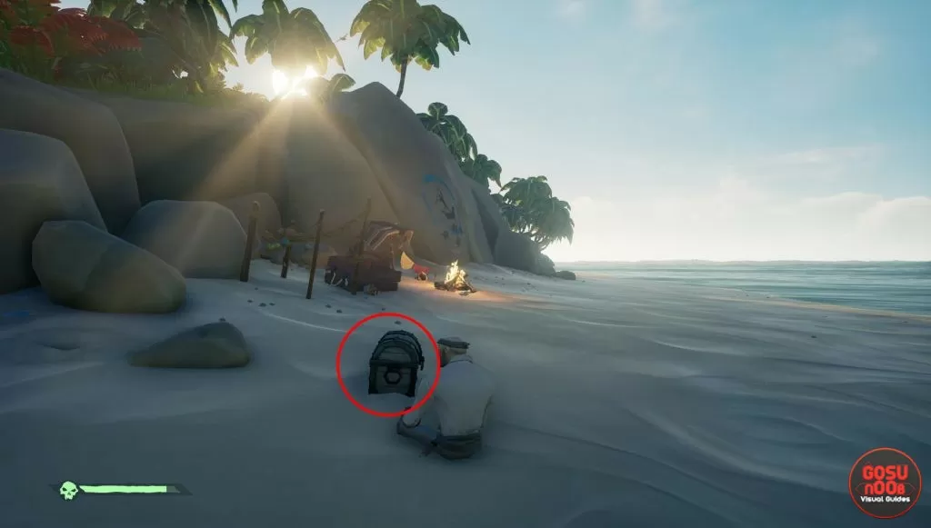 sea of thieves how to solve riddle shark bait cove