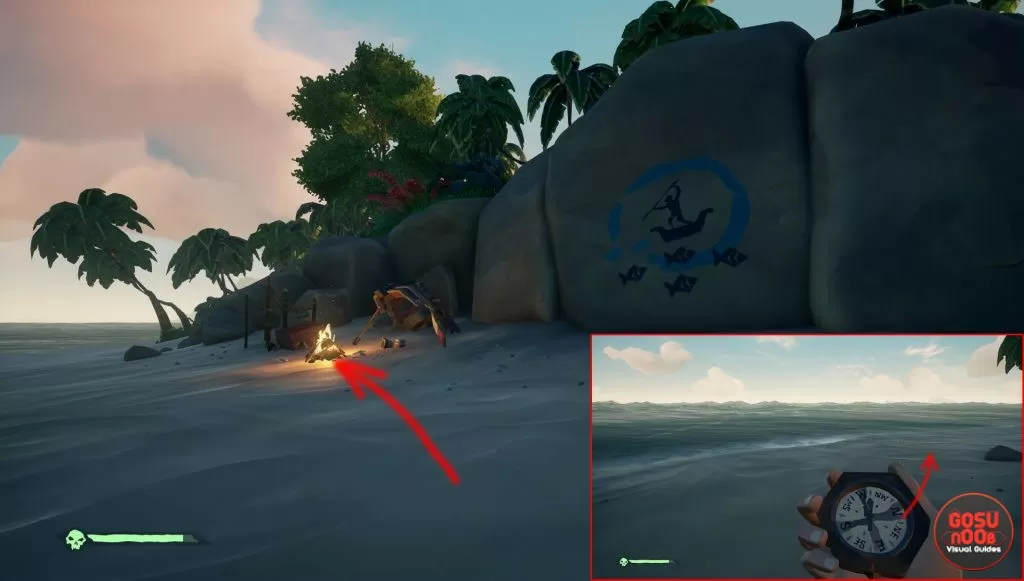 sea of thieves shark bait cove puzzle treasure