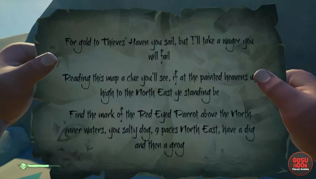 thieves' haven riddle solution location sea of thieves