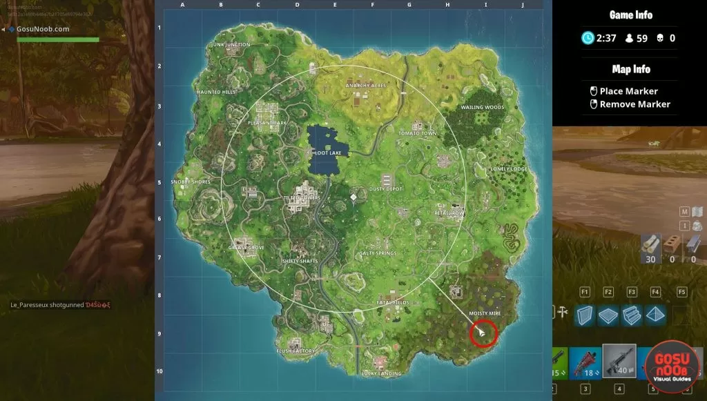 where to find chests fortnite br moisty mire