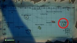 where to find devils ridge island location sea of thieves
