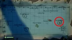 where to find devils ridge island location sea of thieves