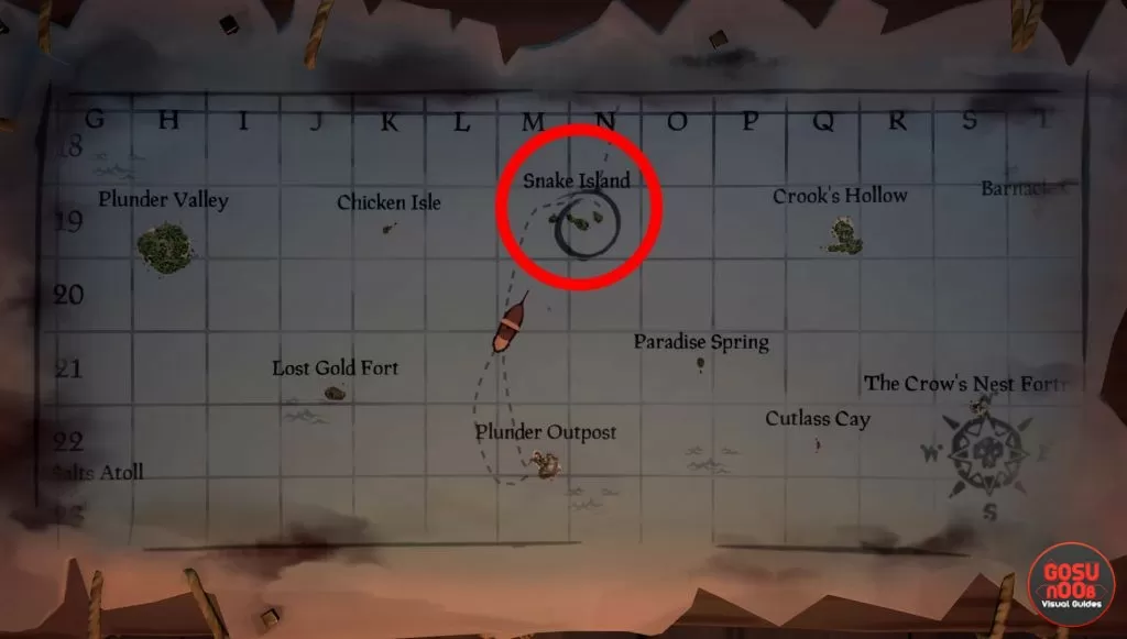 where to find snake island sea of thieves