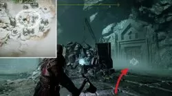 God of War The Mountain 2018 Hidden Chamber Location Valkyrie Spot