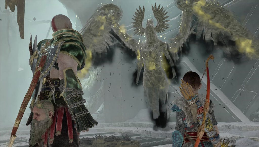 God of War Valkyrie Defeated